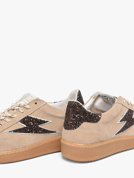 Sneakers Lee En Cuir Semerdjian Rose women LEEE434 vue secondaire 3