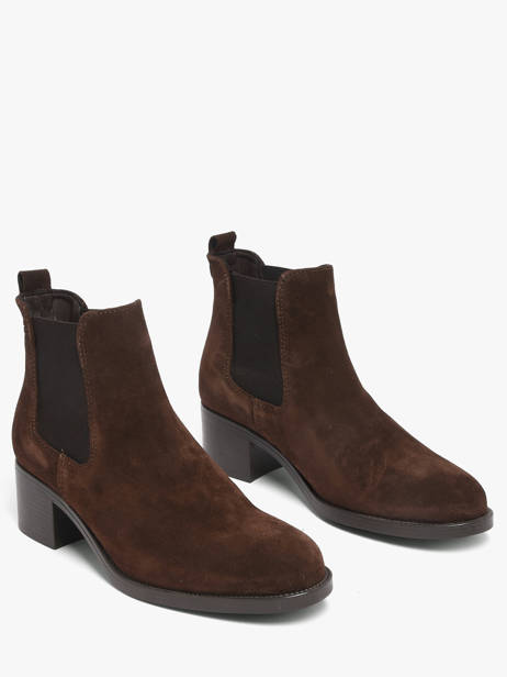 Bottines à Talon En Cuir Tamaris Marron women 41 vue secondaire 2