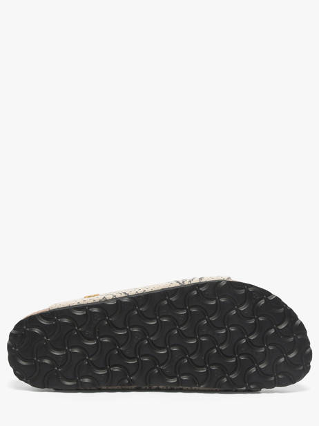 Mules En Cuir Birkenstock Gris women 1033065 vue secondaire 4