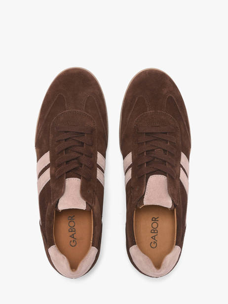 Sneakers En Cuir Gabor Rouge women 5 vue secondaire 4