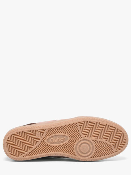 Sneakers En Cuir Gabor Rouge women 5 vue secondaire 5