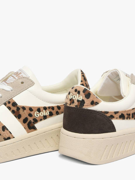 Sneakers Grandslam Safari Gola Blanc women CLB908WF vue secondaire 3