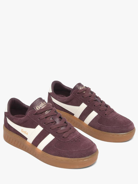 Sneakers Grandslam En Cuir Gola Rouge women CLA589LC vue secondaire 2