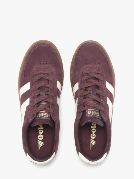 Sneakers Grandslam En Cuir Gola Rouge women CLA589LC vue secondaire 4