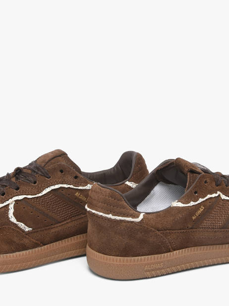 Sneakers Tb.490 En Cuir Alohas Marron women 10082307 vue secondaire 3