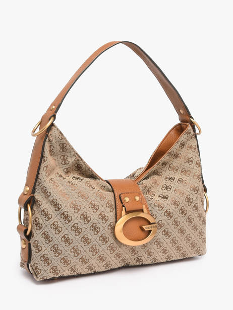 Sac Porté épaule Camden Polyester Guess Marron camden JJ930818 vue secondaire 2