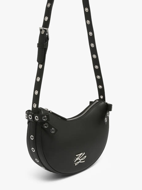 Sac Bandoulière K Autograph Cuir Karl lagerfeld Noir k autograph B3W30049 vue secondaire 2