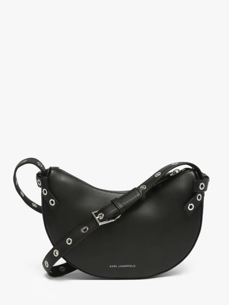 Sac Bandoulière K Autograph Cuir Karl lagerfeld Noir k autograph B3W30049 vue secondaire 5