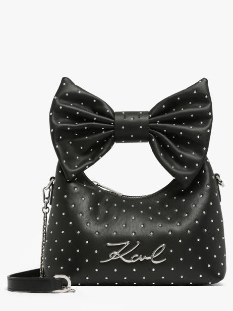 Sac Bandoulière K Signature Polyurethane Karl lagerfeld Noir k signature B3W30111