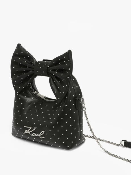 Sac Bandoulière K Signature Polyurethane Karl lagerfeld Noir k signature B3W30111 vue secondaire 2
