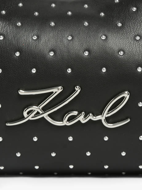 Sac Bandoulière K Signature Polyurethane Karl lagerfeld Noir k signature B3W30111 vue secondaire 3