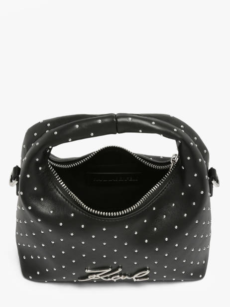Sac Bandoulière K Signature Polyurethane Karl lagerfeld Noir k signature B3W30111 vue secondaire 4