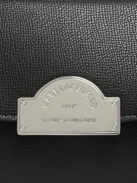 Sac Bandoulière Rsg Cuir Karl lagerfeld Noir rsg B3W30114 vue secondaire 3