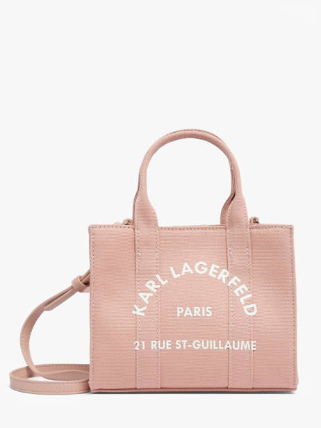 Sac Bandoulière Rsg Coton Karl lagerfeld Rose rsg A3W50118