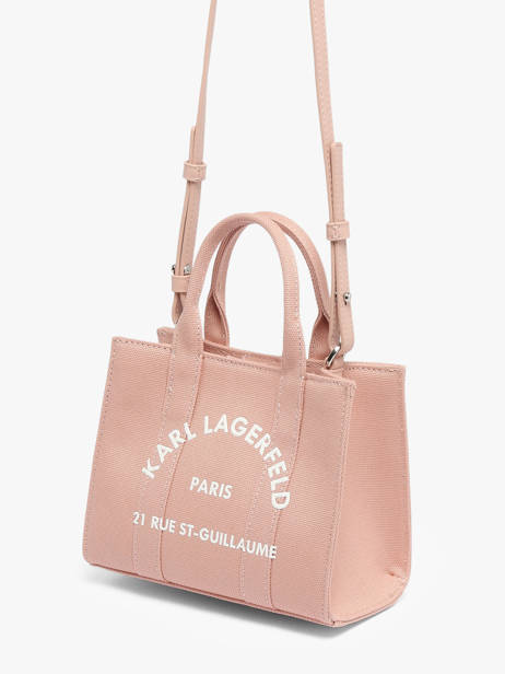 Sac Bandoulière Rsg Coton Karl lagerfeld Rose rsg A3W50118 vue secondaire 2