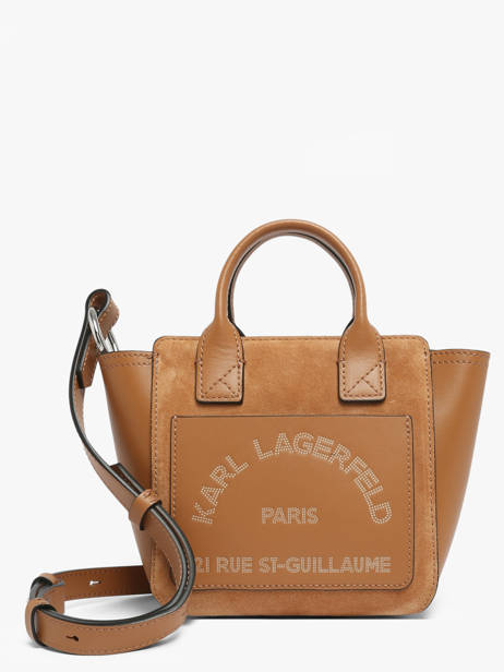 Sac Bandoulière K Daily Cuir Karl lagerfeld Marron k daily B3W30325