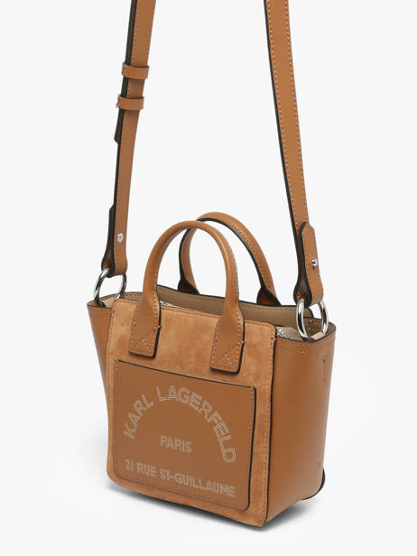 Sac Bandoulière K Daily Cuir Karl lagerfeld Marron k daily B3W30325 vue secondaire 2