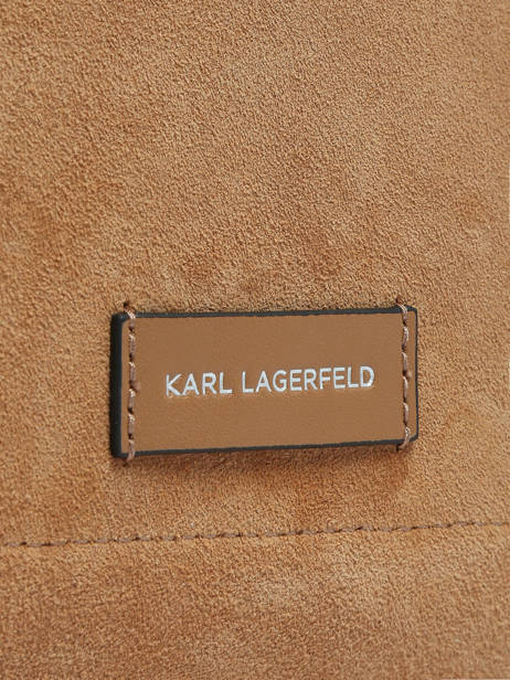 Sac Bandoulière K Daily Cuir Karl lagerfeld Marron k daily B3W30325 vue secondaire 3