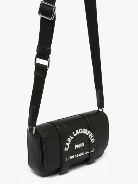 Sac Bandoulière Rsg Cuir Karl lagerfeld Noir rsg B3W30342 vue secondaire 2