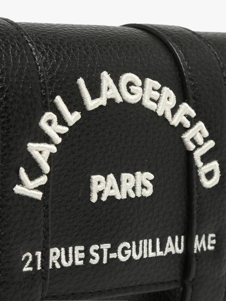 Sac Bandoulière Rsg Cuir Karl lagerfeld Noir rsg B3W30342 vue secondaire 3