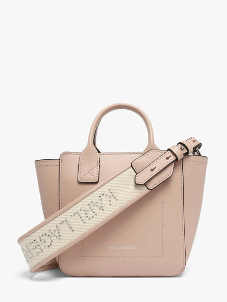 Sac Bandoulière K Daily Cuir Karl lagerfeld Rose k daily B3W30324 vue secondaire 5