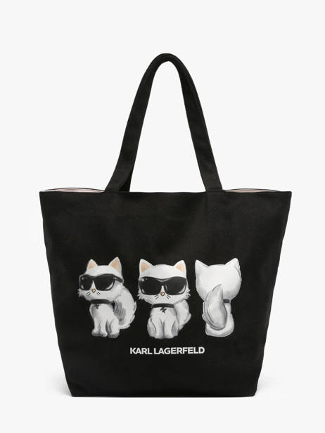 Sac Porté épaule K Ikon Coton Karl lagerfeld Noir k ikon B3W50017