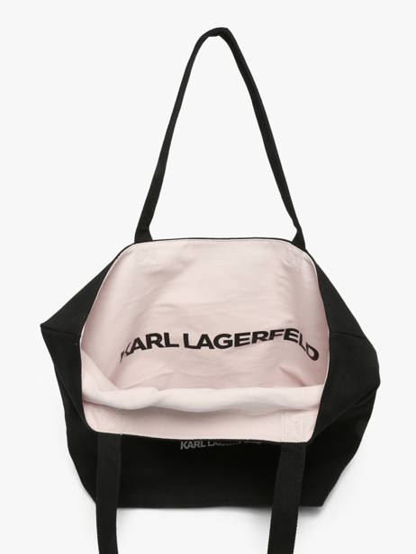 Sac Porté épaule K Ikon Coton Karl lagerfeld Noir k ikon B3W50017 vue secondaire 4