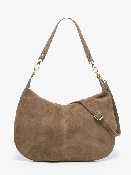 Sac Porté épaule Velvet Milano Gris velvet VE26061 vue secondaire 4