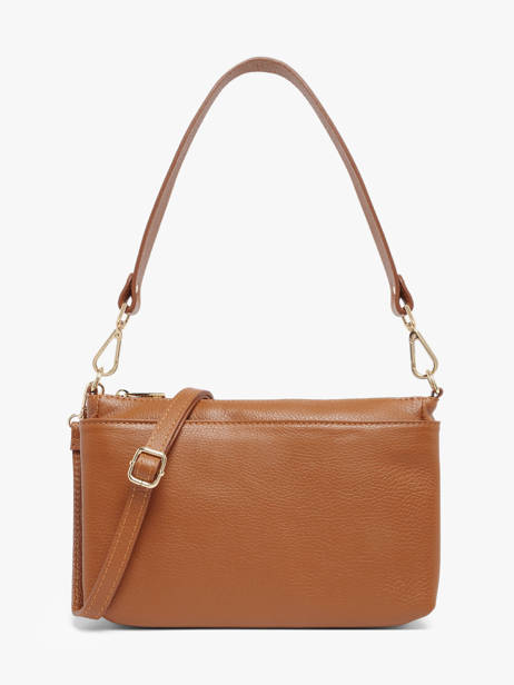 Sac Bandoulière Caviar Cuir Milano Marron caviar CA25066O