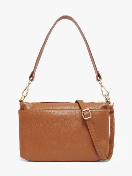 Sac Bandoulière Caviar Cuir Milano Marron caviar CA25066O vue secondaire 4