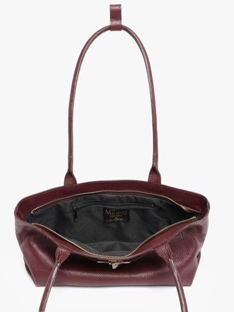 Baguette Caviar Cuir Milano Rouge caviar CA26067 vue secondaire 3