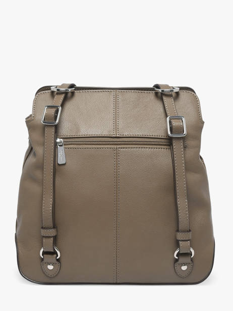Sac à Dos Cuir Hexagona Marron confort 462107 vue secondaire 4