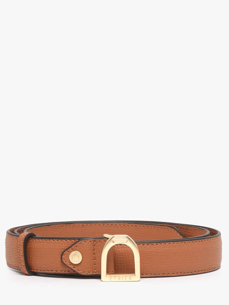 Ceinture Ajustable Torsade Etrier Marron torsade ETOS414C