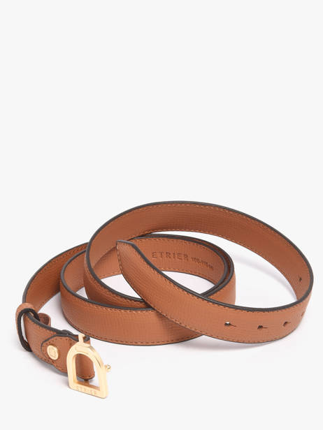 Ceinture Ajustable Torsade Etrier Marron torsade ETOS414C vue secondaire 3