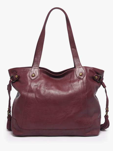 Sac Porté épaule A4 Cow Cuir Basilic pepper Rouge cow 155N vue secondaire 5