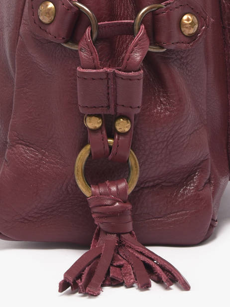 Sac Bandoulière Cow Cuir Basilic pepper Rouge cow BCOW86 vue secondaire 3