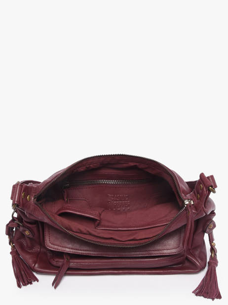 Sac Bandoulière Cow Cuir Basilic pepper Rouge cow BCOW86 vue secondaire 4