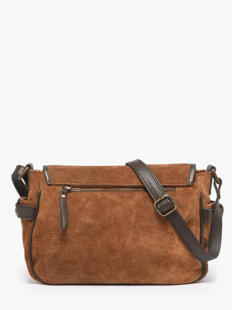 Sac Bandoulière Vienne Cuir Basilic pepper Marron vienne BVIE02 vue secondaire 5