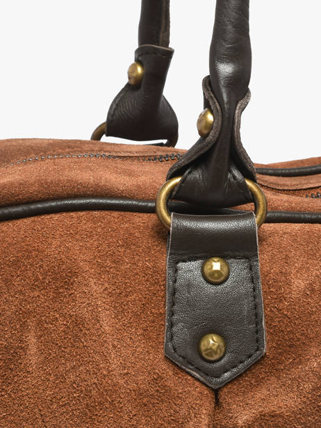 Sac Porté épaule A4 Vienne Cuir Basilic pepper Marron vienne BVIE04 vue secondaire 3
