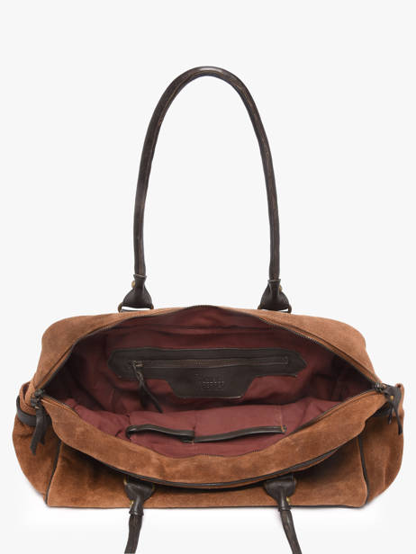 Sac Porté épaule A4 Vienne Cuir Basilic pepper Marron vienne BVIE04 vue secondaire 4