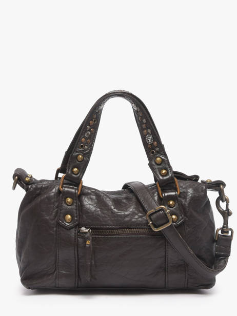 Sac Bandoulière Brooklyn Cuir Basilic pepper Marron brooklyn BBRO03 vue secondaire 5