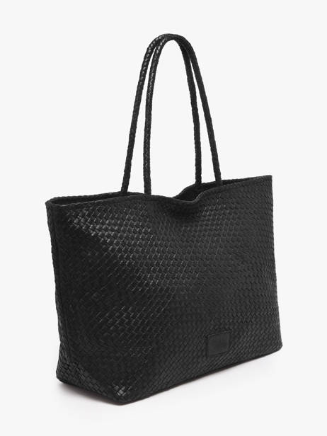 Sac Porté épaule A4 Lisbonne Cuir Basilic pepper Noir lisbonne BLIS02 vue secondaire 2