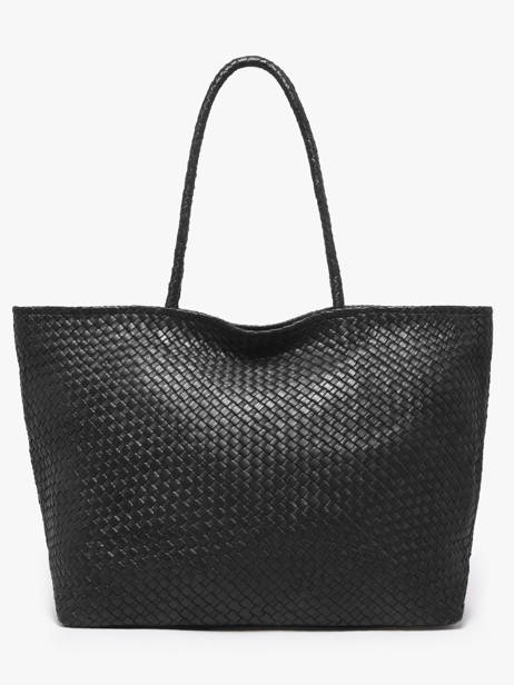 Sac Porté épaule A4 Lisbonne Cuir Basilic pepper Noir lisbonne BLIS02 vue secondaire 5