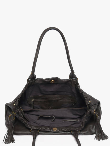 Sac Porté épaule Cow Cuir Basilic pepper Marron cow BCOW89 vue secondaire 4