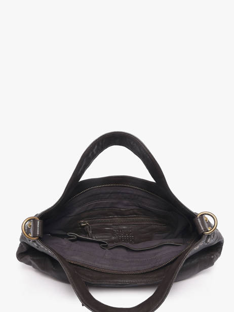 Sac Bandoulière Brooklyn Cuir Basilic pepper Marron brooklyn BBRO02 vue secondaire 4