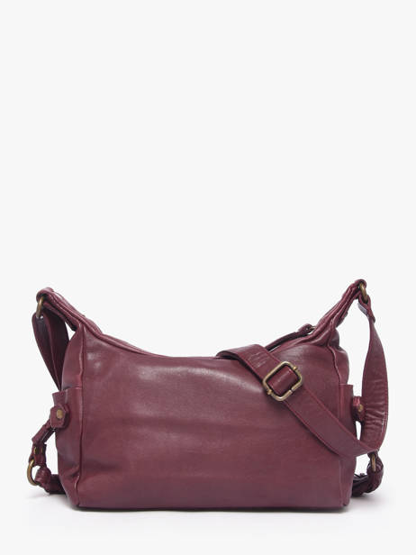Sac Bandoulière Cow Cuir Basilic pepper Rouge cow BCOW91 vue secondaire 5