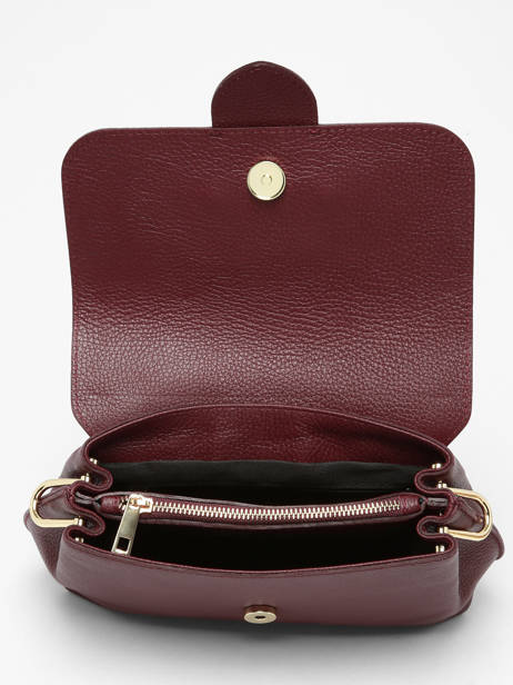 Sac Porté Main Velvet Caviar Cuir Milano Rouge velvet caviar VC25114 vue secondaire 3