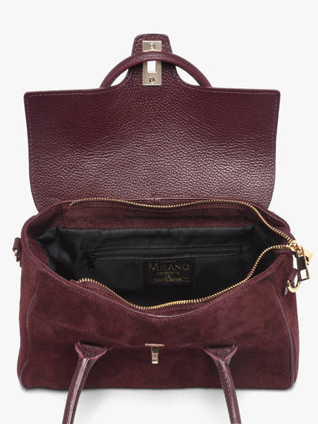 Sac Porté épaule Velvet Caviar Cuir Milano Marron velvet caviar VC26061 vue secondaire 3