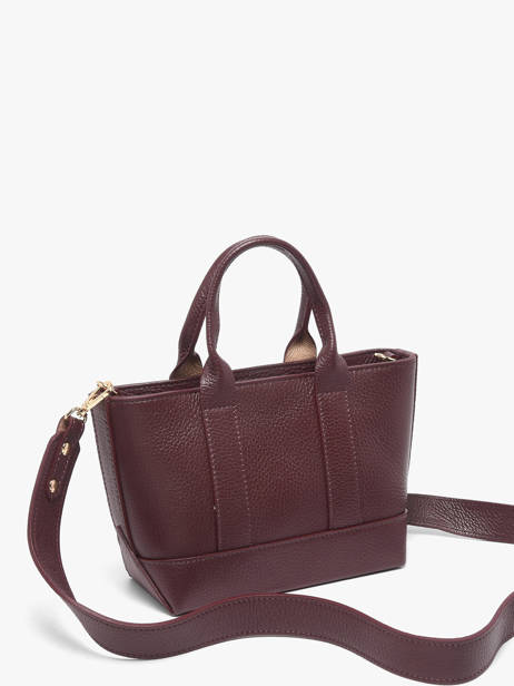 Sac Porté Main Caviar Cuir Milano Rouge caviar CA26066 vue secondaire 2