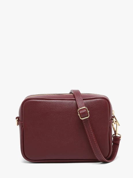 Sac Bandoulière Velvet Caviar Cuir Milano Rouge velvet caviar VC25067 vue secondaire 4